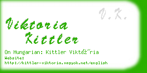 viktoria kittler business card